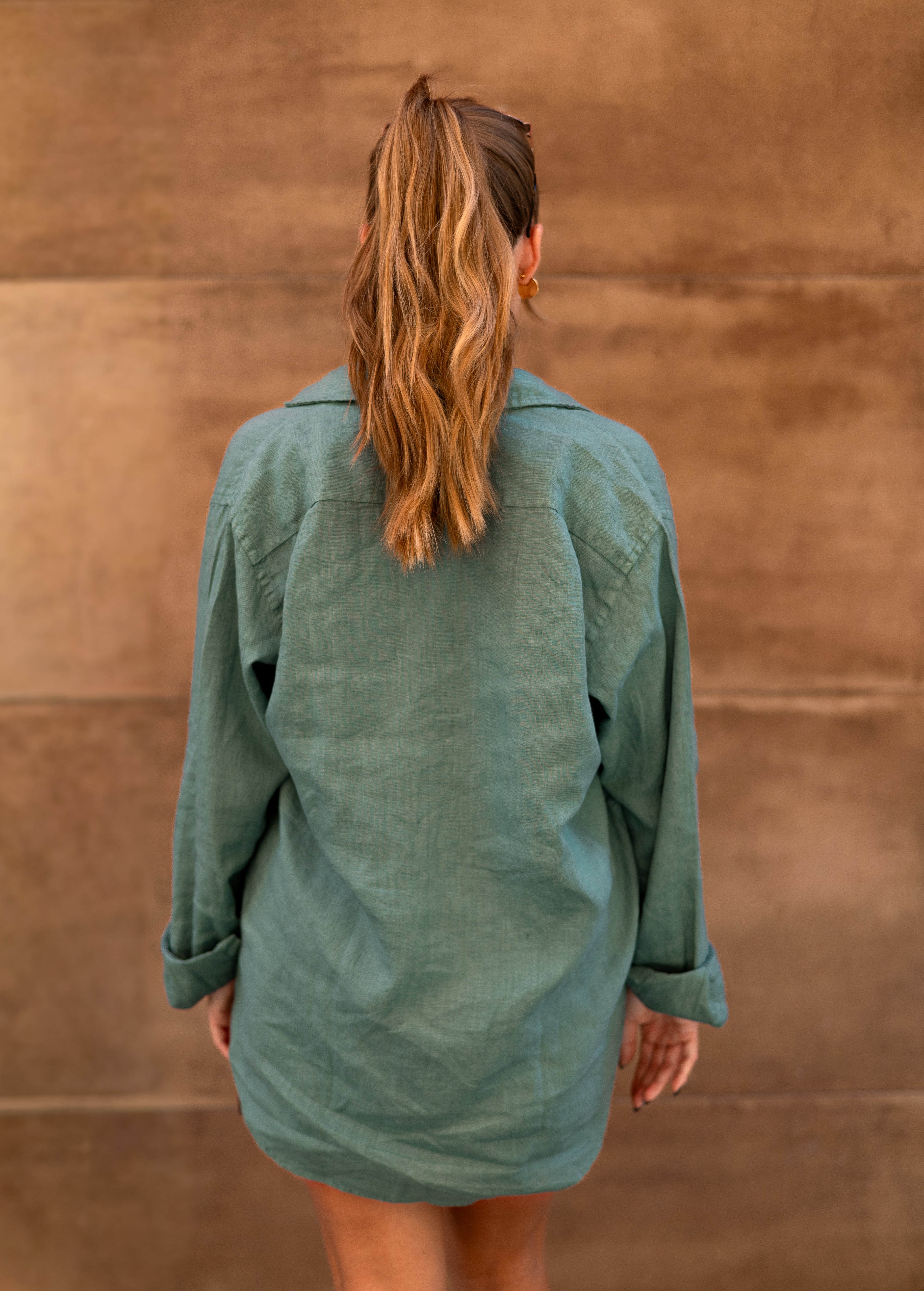 Camisa Mediterranean Green