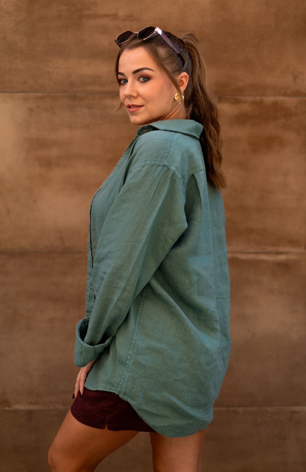 Camisa Mediterranean Green