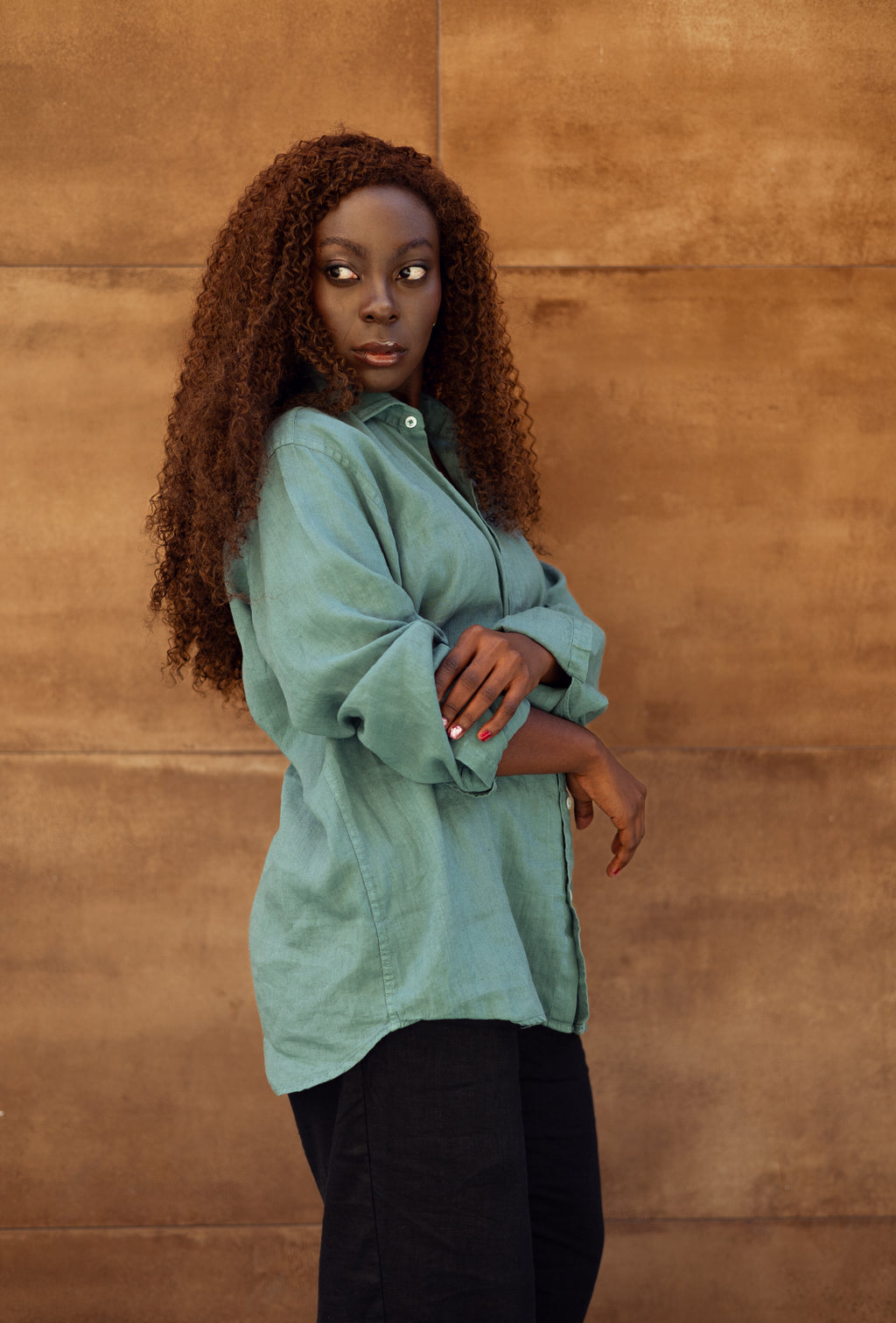 Camisa Mediterranean Green